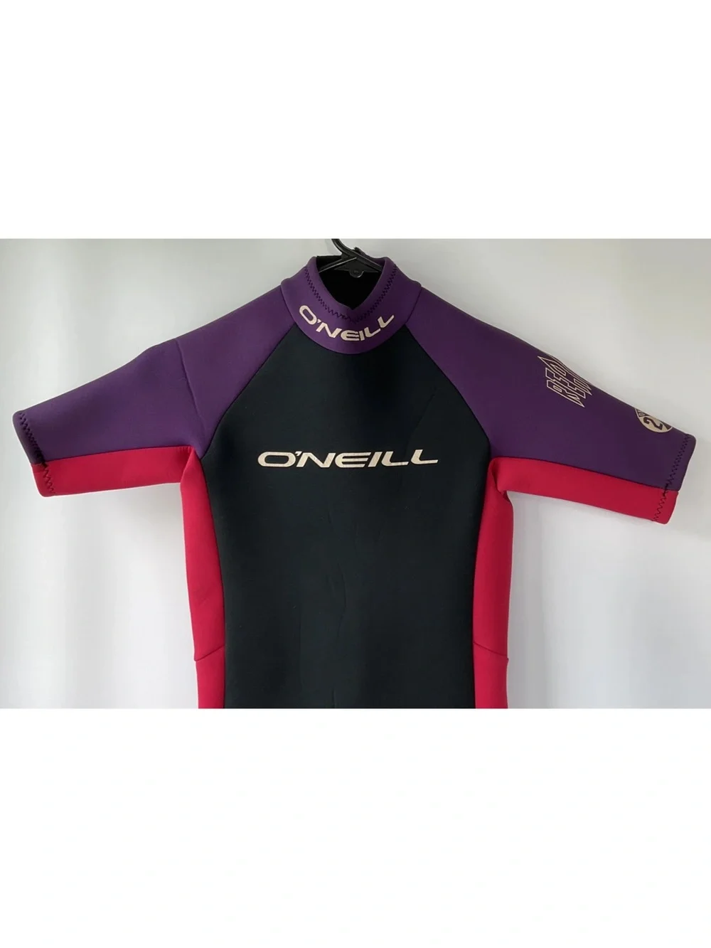 O'Neill Women's Shorty Reactor 2.1mm Wetsuit Youth Size 12 Black